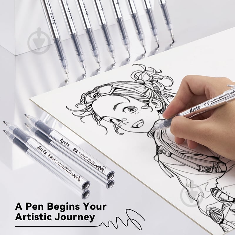 Ручка капілярна Arrtx LC303687 - фото 5 Ручка капілярна Arrtx LC303687 - фото 5