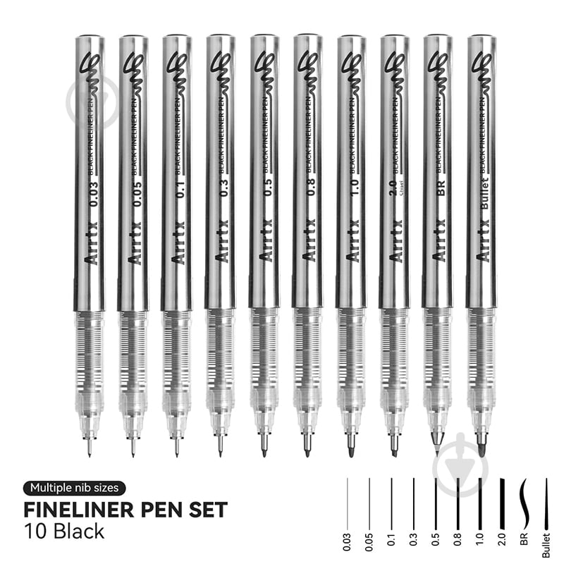 Ручка капілярна Arrtx LC303687 - фото 1 Ручка капілярна Arrtx LC303687 - фото 1