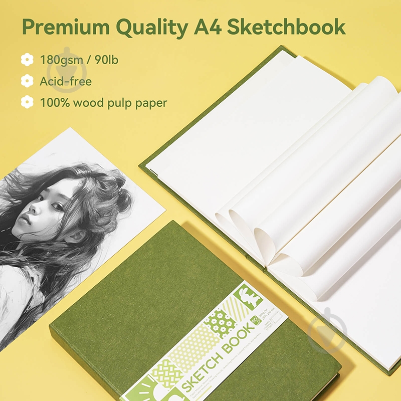 Скетчбук Arrtx (ASP-03A460) 60 листов - фото 4