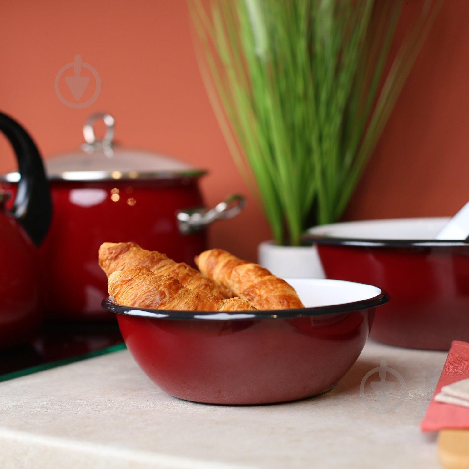 Миска эмалированная Bella Vita 1,5 л Бордо - фото 9