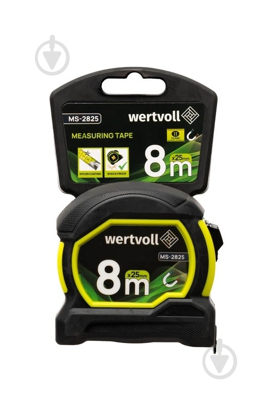 Рулетка WERTVOLL MS-2825 8 м x 25 мм - фото 7