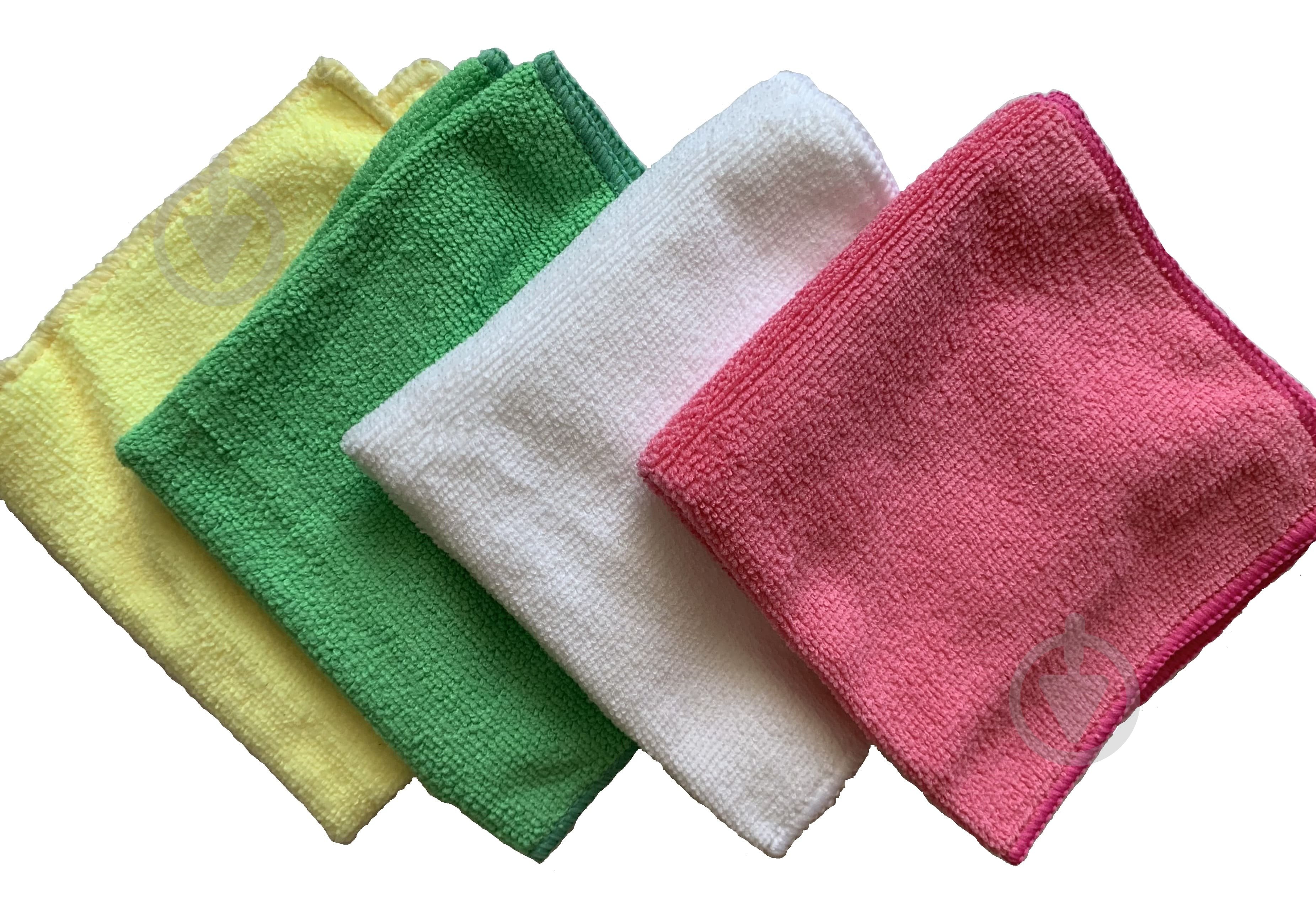 Набір мікрофібр універсальних 30х30 см TIMEAUTO 4 шт. - фото 3