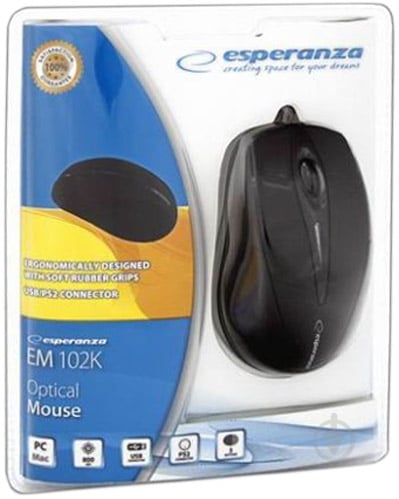 Мышь ESPERANZA EM102K black - фото 4