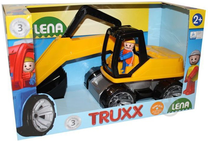 Игрушка Lena экскаватор с водителем Truxx 4411 - фото 3