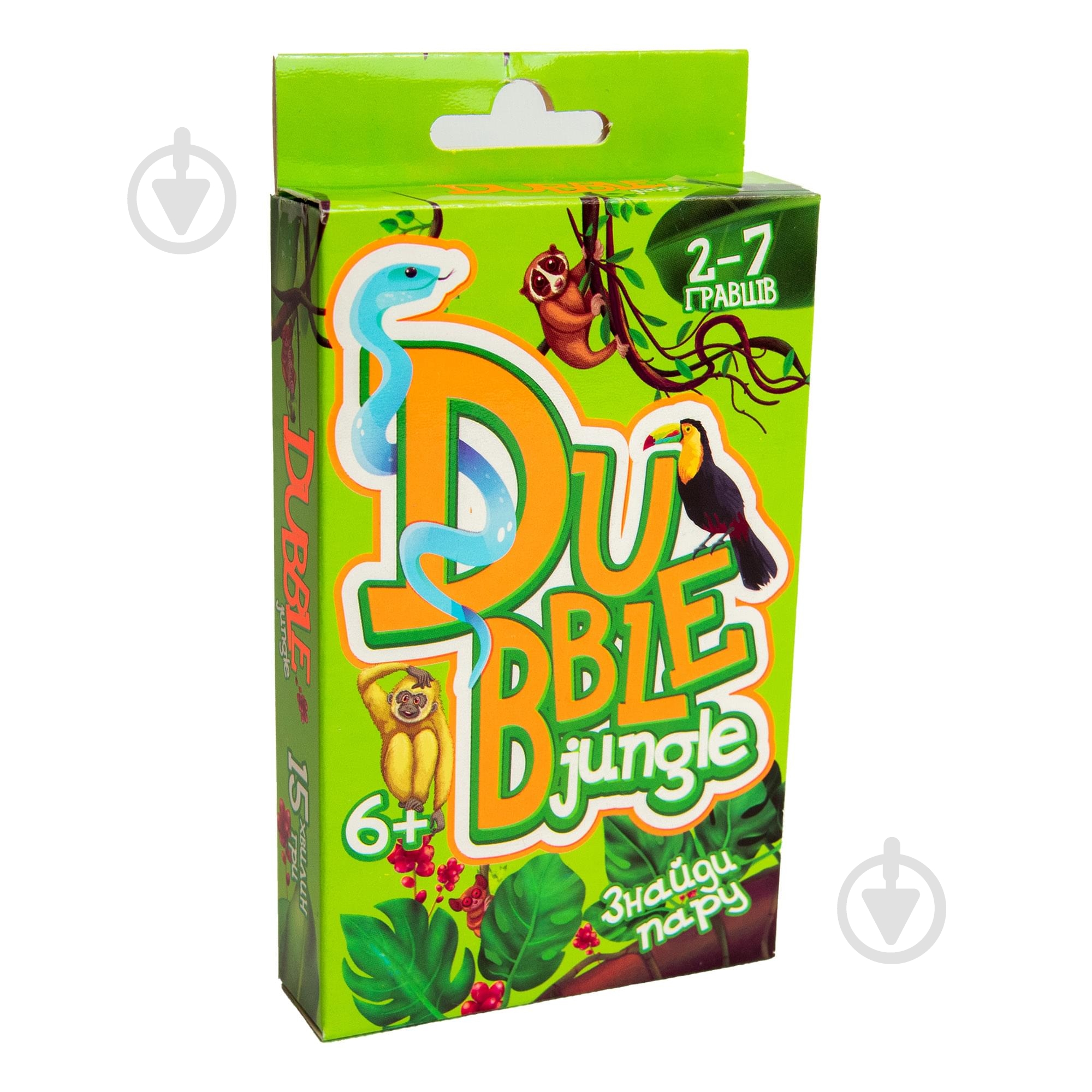 Игра карточная Strateg Dubble jungle 30344 - фото 1
