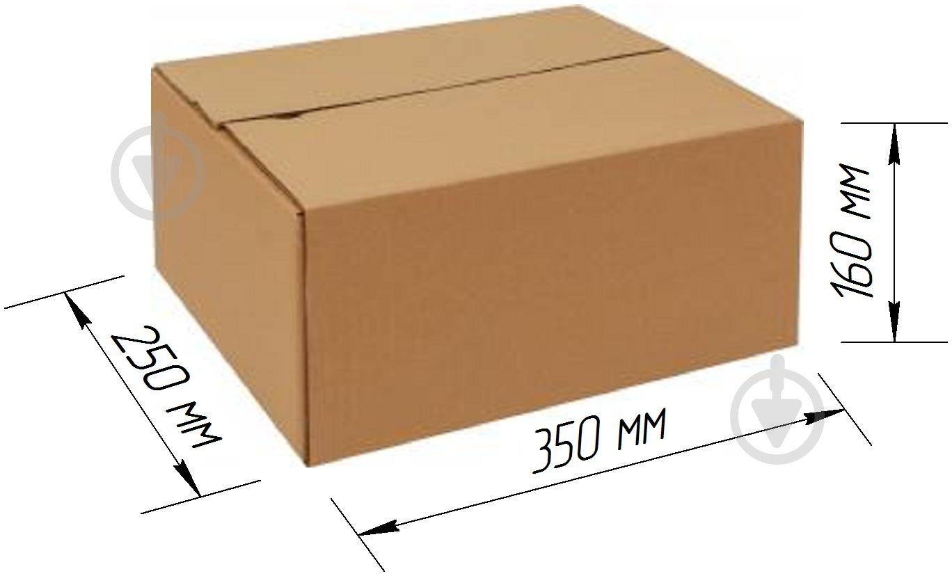 Гофроящик 350 x 250 x 160 мм - фото 3 Гофроящик 350 x 250 x 160 мм - фото 3