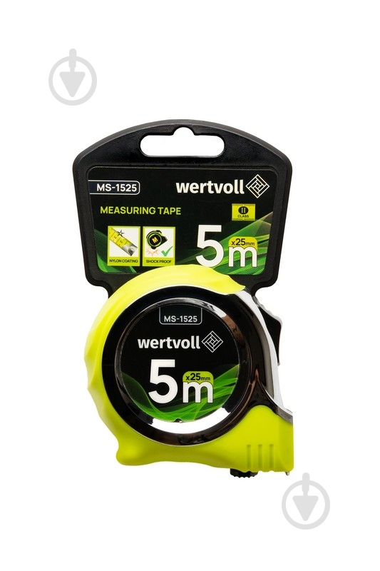 Рулетка WERTVOLL MS-1525 5 м x 25 мм - фото 7