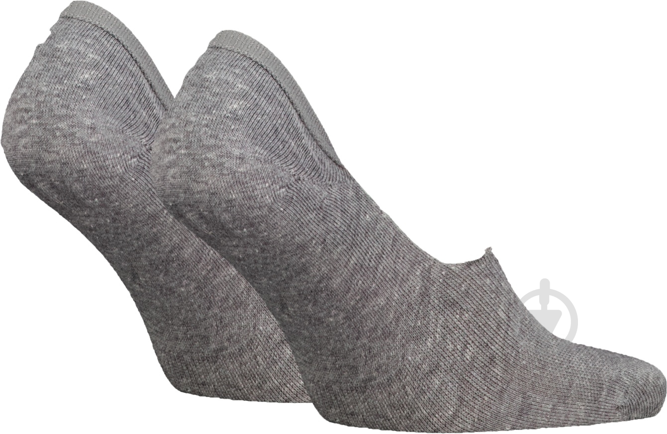 Носки Puma UNISEX MID CUT FOOTIE 2P 93839405 р.39-42 серый - фото 2