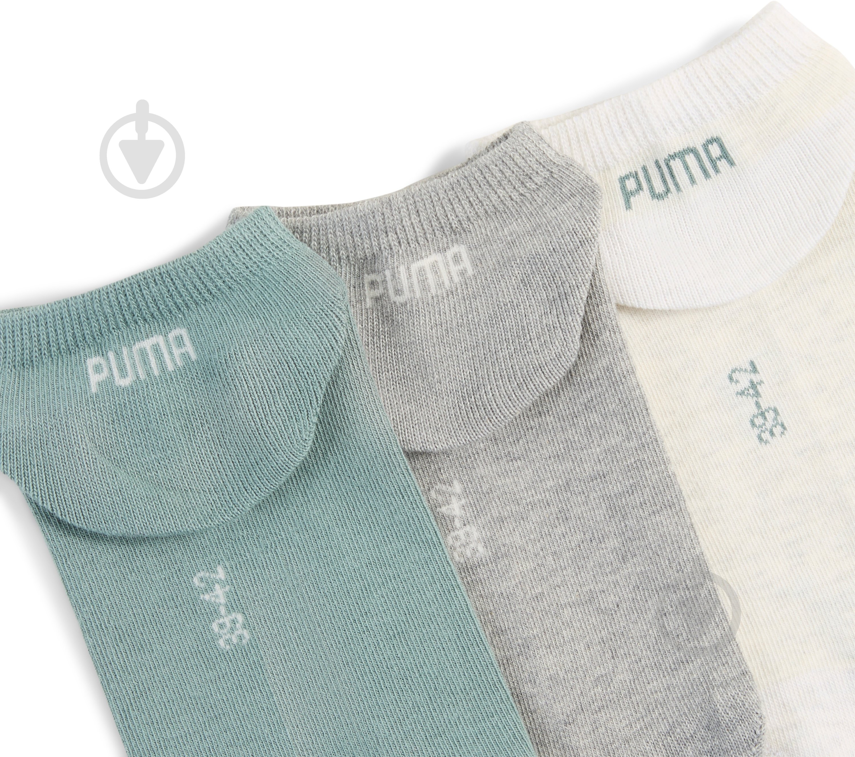 Носки Puma UNISEX SNEAKER PLAIN 3P 93862403 р.43-46 разноцветный - фото 2 Носки Puma UNISEX SNEAKER PLAIN 3P 93862403 р.43-46 разноцветный - фото 2