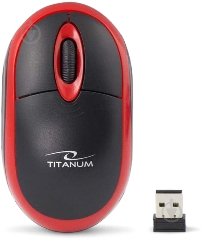 Миша ESPERANZA Titanum TM116R black/red - фото 1