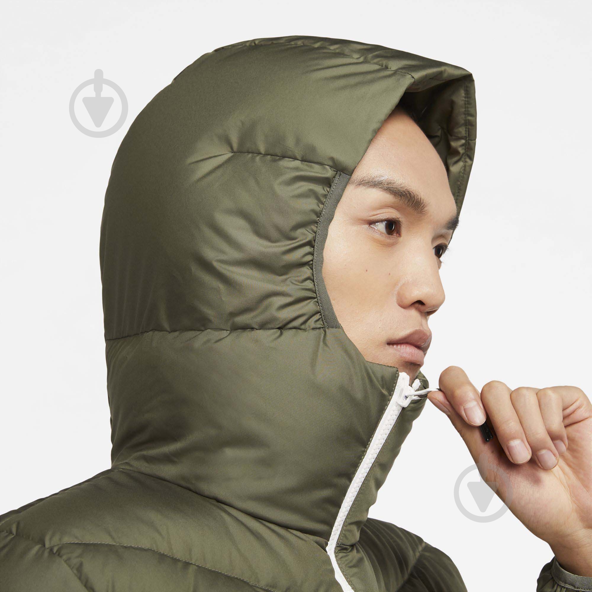 Пуховик мужской зимний Nike M NSW DWN FILL WR JKT HD NFS CU0225-380 р.M зеленый - фото 4 Пуховик мужской зимний Nike M NSW DWN FILL WR JKT HD NFS CU0225-380 р.M зеленый - фото 4