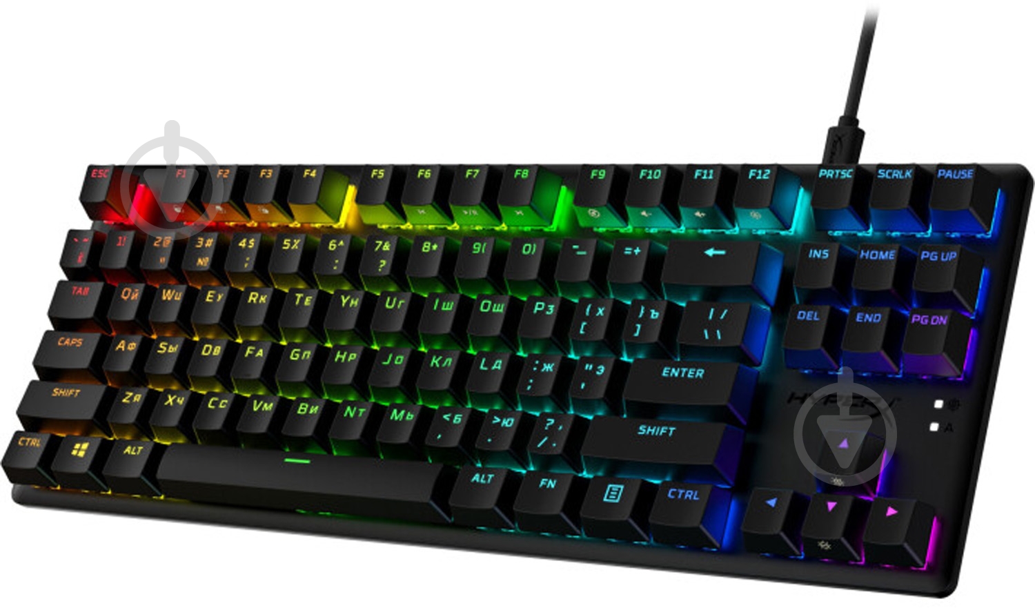 Клавіатура ігрова HyperX Alloy Origins Core PBT HX USB (639N7AA) black - фото 3