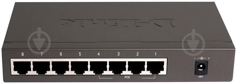 Коммутатор D-Link PoE DES-1008P+/A1A - фото 2