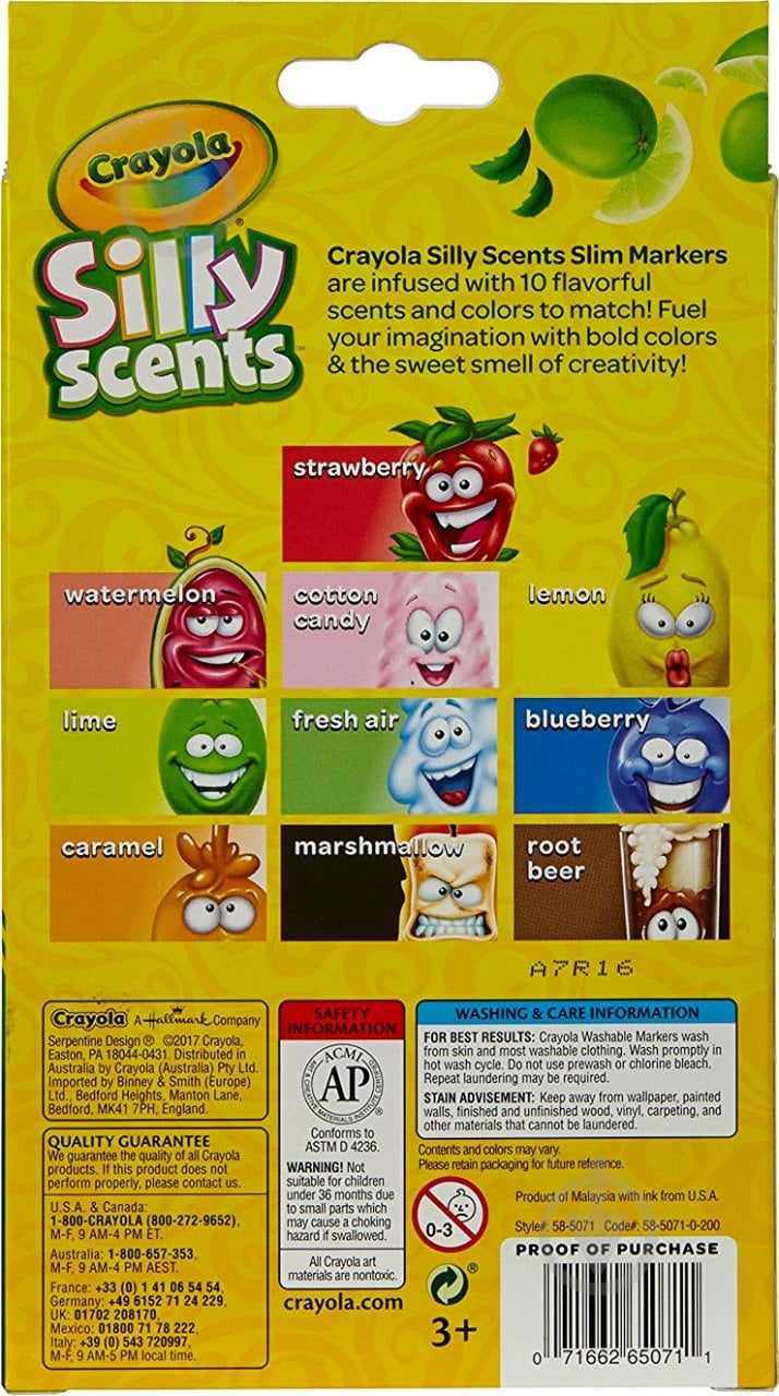 Набор фломастеров Crayola ароматизированные - фото 3 Набор фломастеров Crayola ароматизированные - фото 3