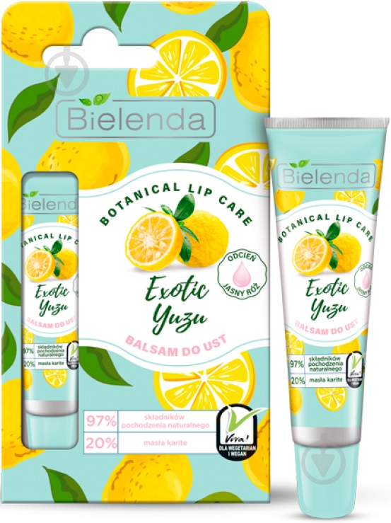 Бальзам для губ Bielenda екзотичний лимон 10 г - фото 2