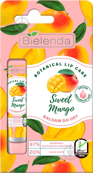 Бальзам для губ Bielenda солодкий манго 10 г - фото 1