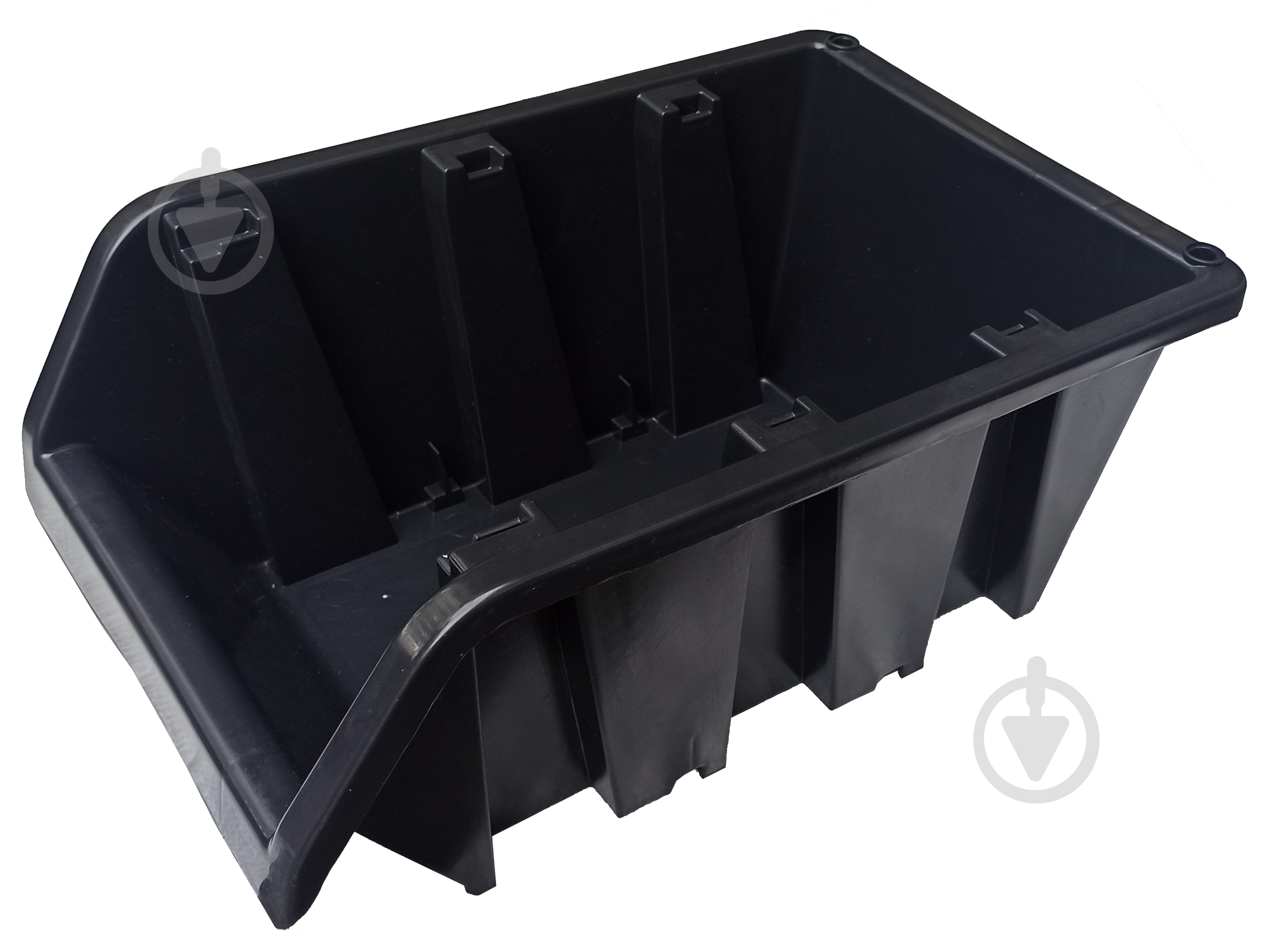 Емкость для хранения Системи Кріплення модульная 375х235х175 мм (вставная) черная - фото 1