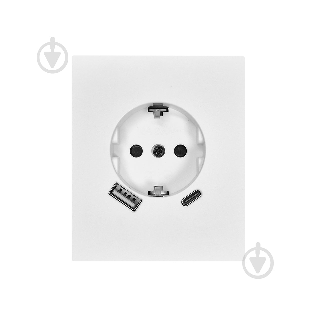 Розетка USB HausMark INO IP20 белый PS-USB+TypeC-GP-White - фото 2