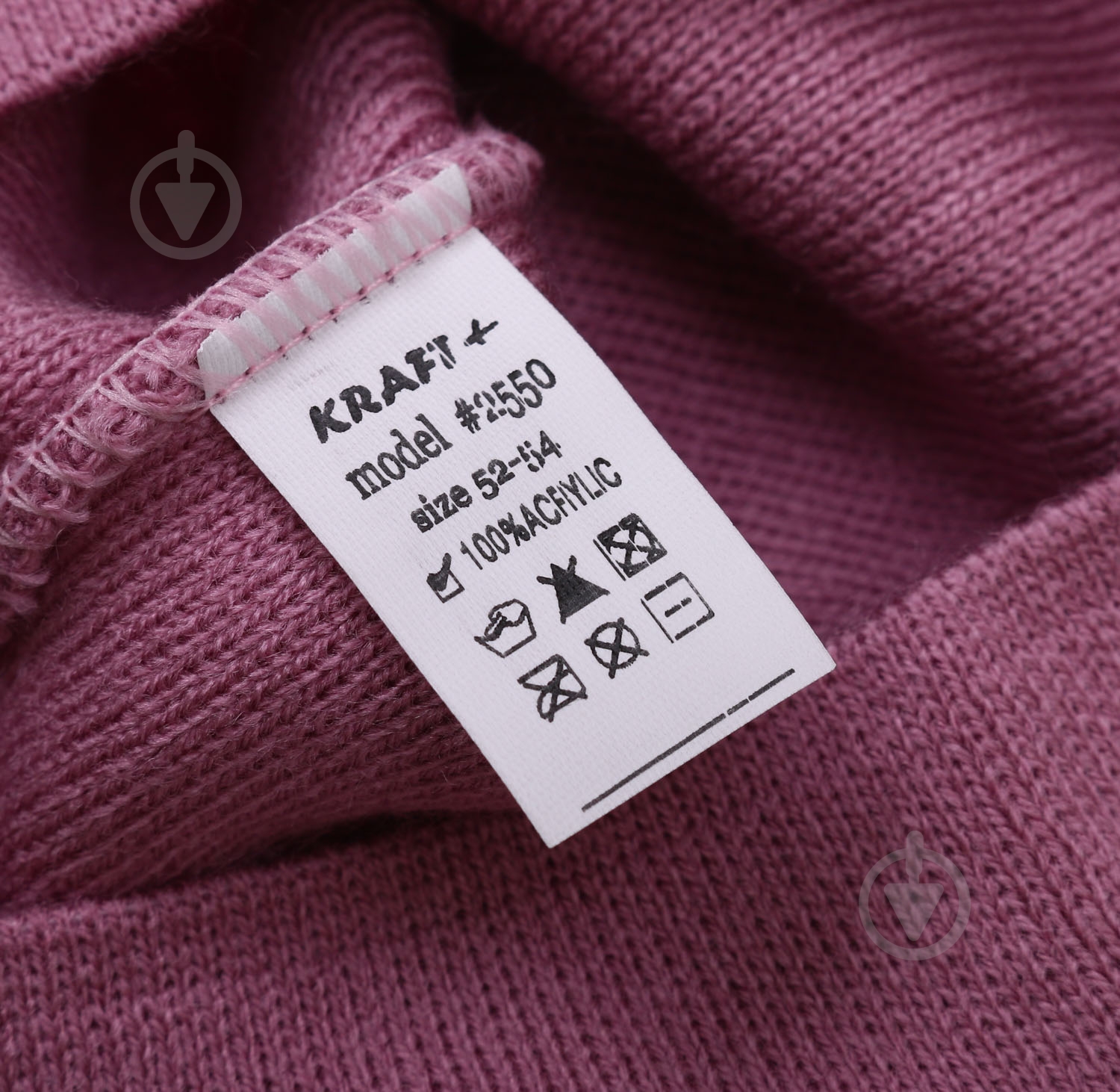 Шапочка дитяча для дівчинки Kraft+ арт. 2550 р.52-54 темна пудра - фото 4 Шапочка дитяча для дівчинки Kraft+ арт. 2550 р.52-54 темна пудра - фото 4