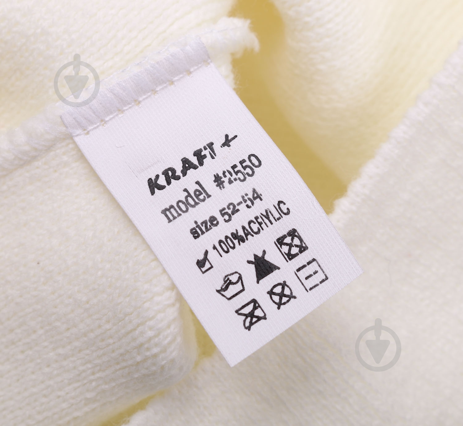 Шапочка детская для девочки Kraft+ арт. 2550 р.52-54 молоко - фото 4 Шапочка детская для девочки Kraft+ арт. 2550 р.52-54 молоко - фото 4