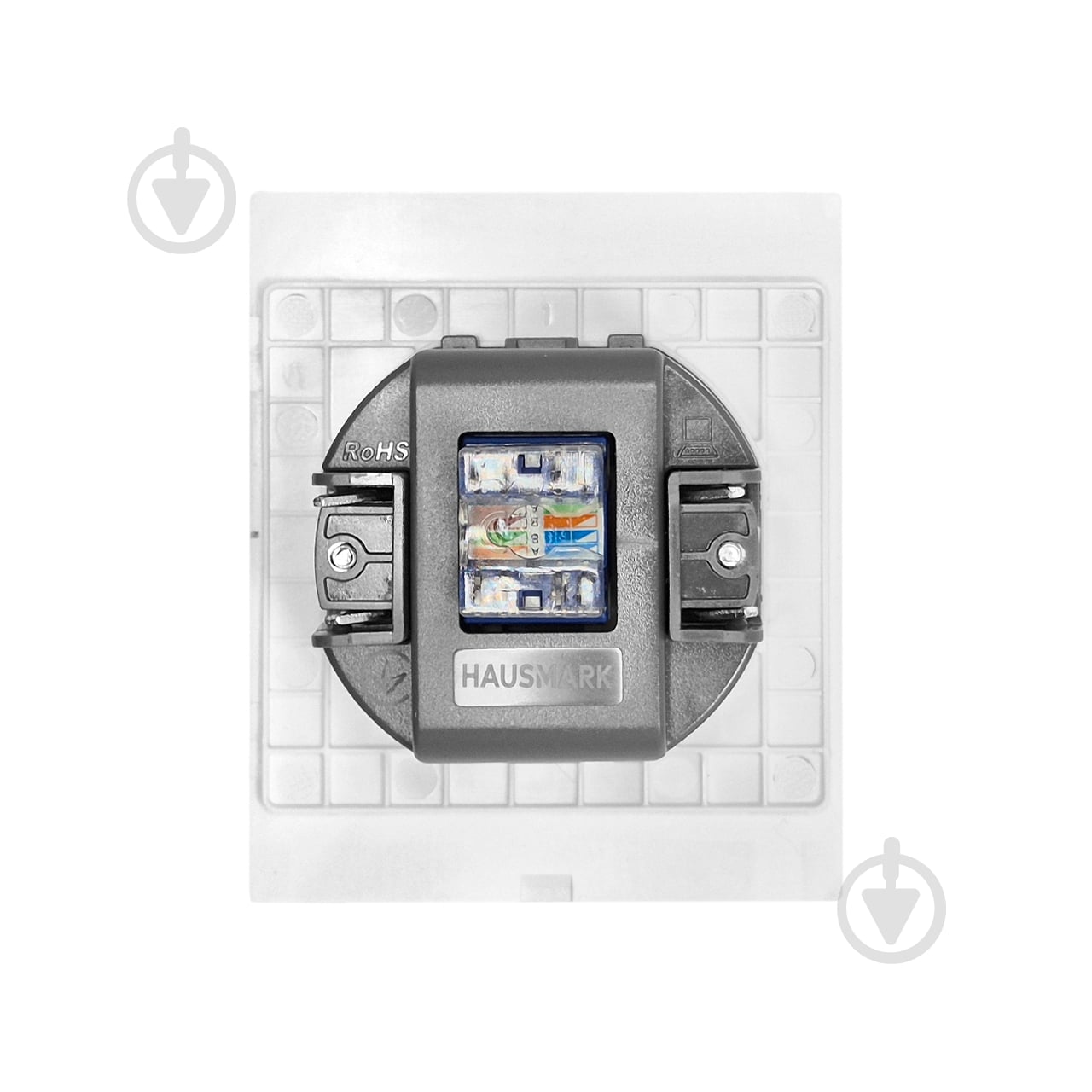 Розетка компьютерная HausMark INO IP20 белый PS-LAN-GP-White - фото 3 Розетка компьютерная HausMark INO IP20 белый PS-LAN-GP-White - фото 3