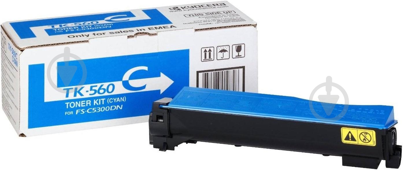 Тонер-картридж Kyocera TK-560C cyan - фото 2