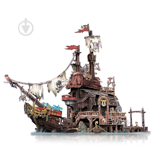 3D-пазл CubicFun Піратський корабель Тортуга CubicFun T4039h - фото 1