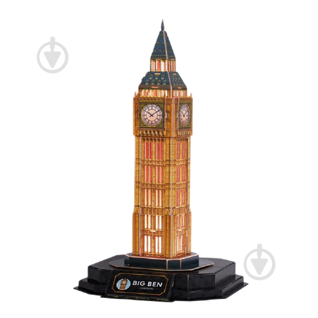 3D-пазл CubicFun БИГ БЕН с LED-подсветкой L537h - фото 1 3D-пазл CubicFun БИГ БЕН с LED-подсветкой L537h - фото 1