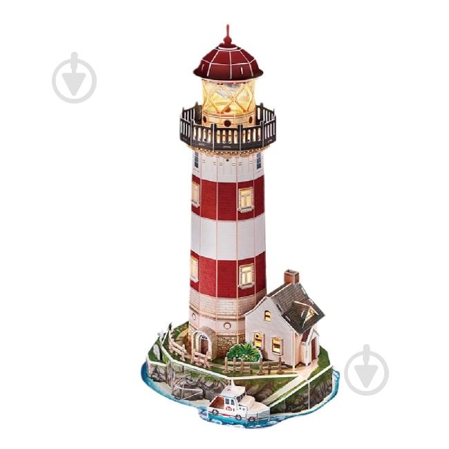 3D-пазл CubicFun Маяк з LED-підсвіткою L540h - фото 2 3D-пазл CubicFun Маяк з LED-підсвіткою L540h - фото 2