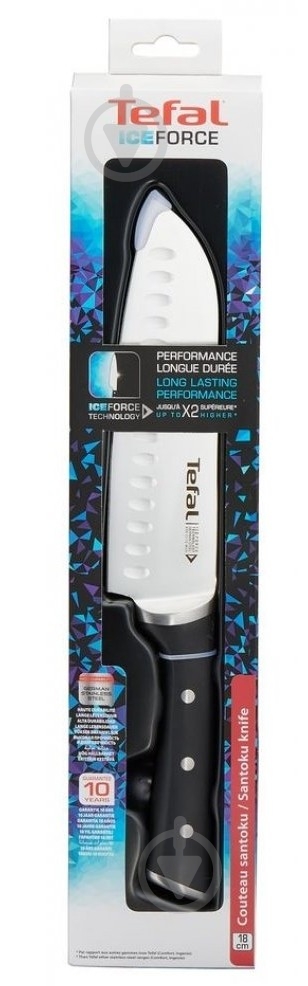 Ніж сантоку Tefal Ice Force 18 см K2320614 - фото 9