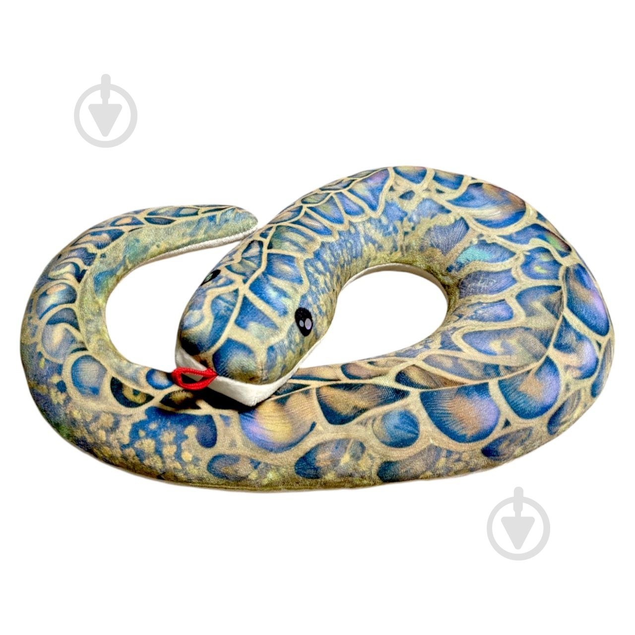 Подушка декоративная Змея 30x46 см голубой Анна - фото 1