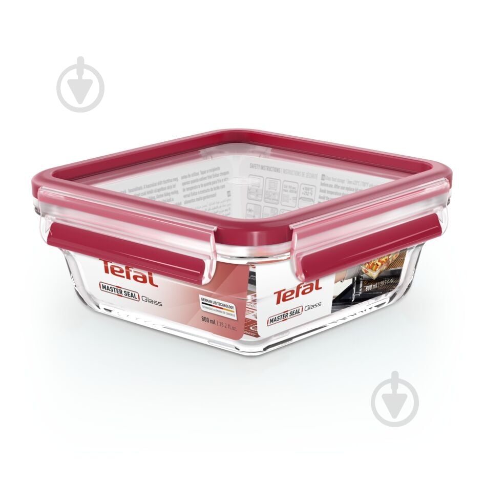 Ємність для зберігання Tefal MASTERSEAL GLASS 800 мл N1041410 - фото 17