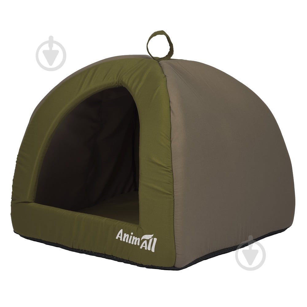 Дом AnimAll Bad Green S 46х46х35 см зеленый - фото 1