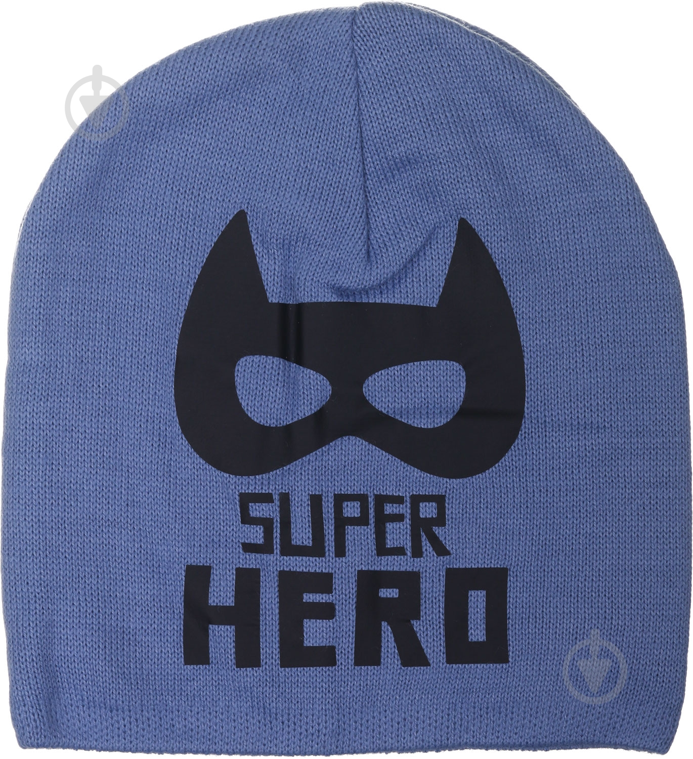 Шапочка детская для девочки Kraft+ арт. 2300 р.48-50 синий меланж - фото 1