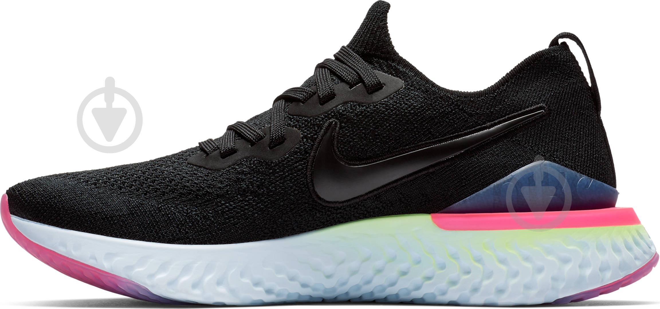 Кроссовки женские Nike EPIC REACT FLYKNIT 2 BQ8927-003 р.38 черные - фото 4