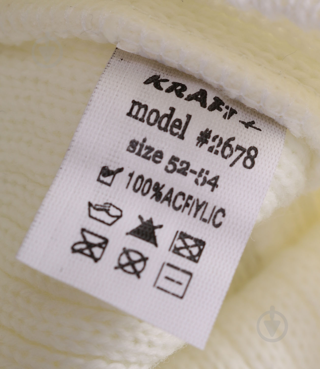 Шапочка детская для девочки Kraft+ арт. 2678 р.52-54 молоко - фото 4 Шапочка детская для девочки Kraft+ арт. 2678 р.52-54 молоко - фото 4