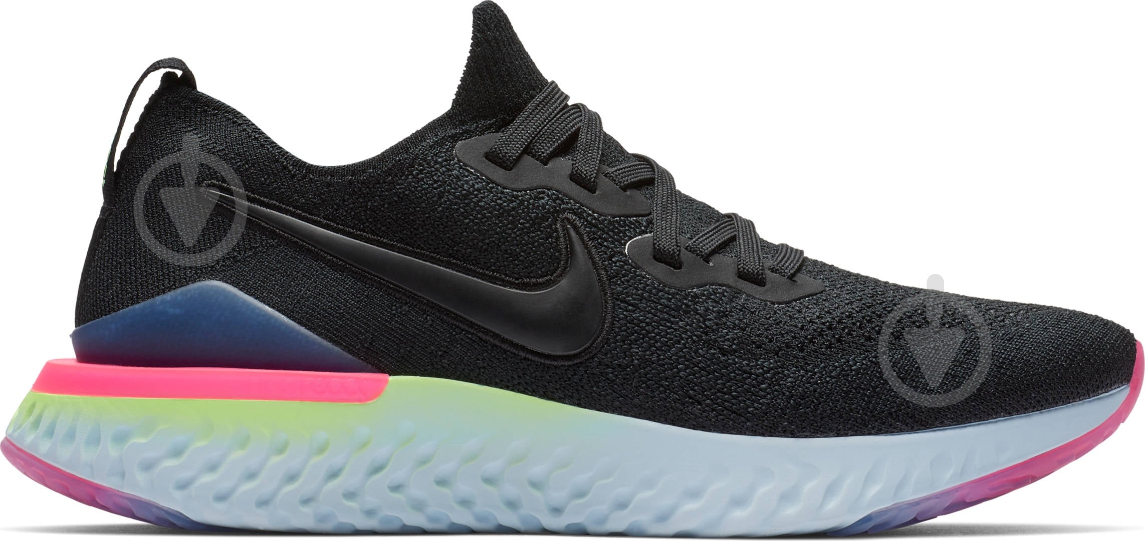 Кроссовки женские Nike EPIC REACT FLYKNIT 2 BQ8927-003 р.40,5 черные - фото 1