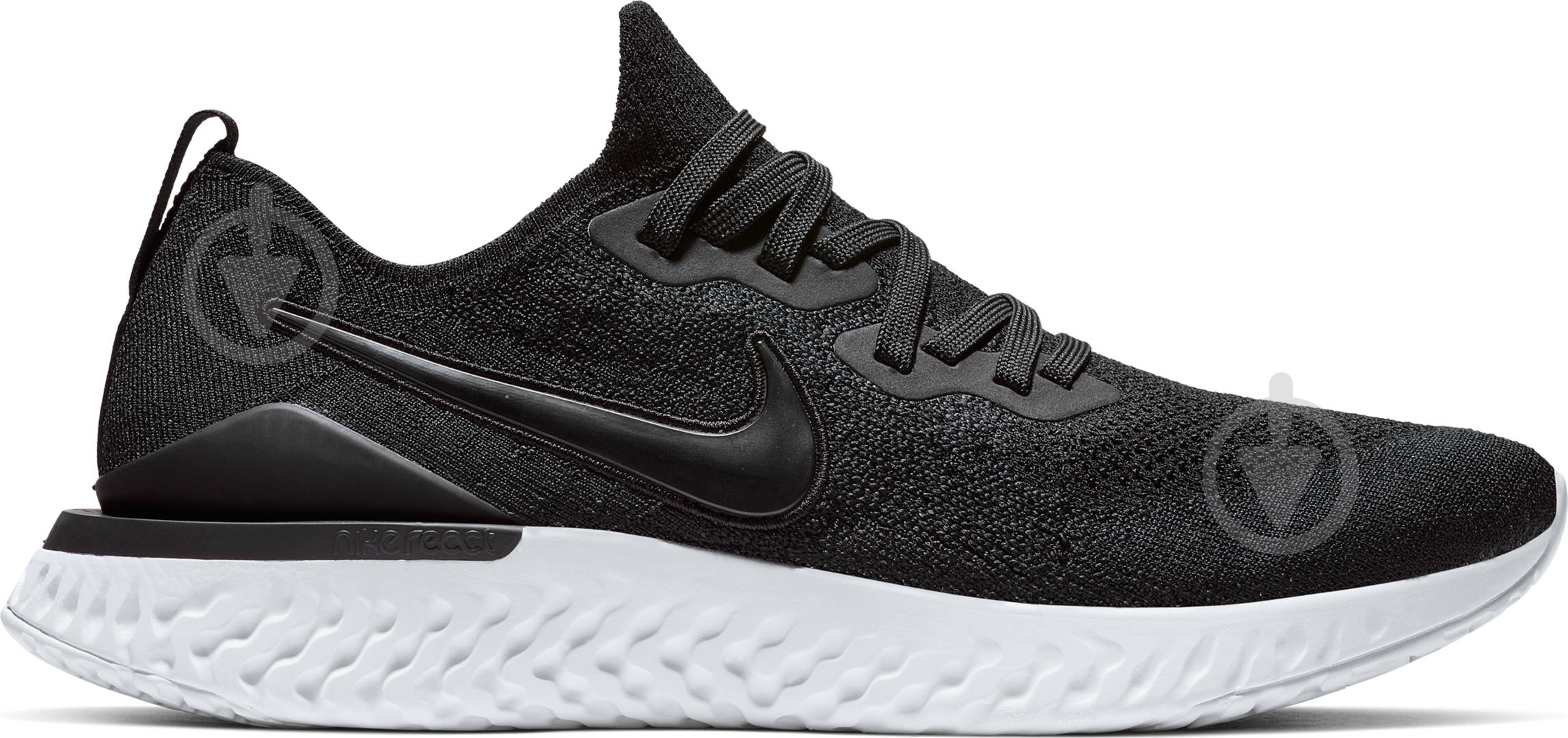 Кросівки чоловічі Nike EPIC REACT FLYKNIT 2 BQ8928-002 р.45,5 чорні - фото 1