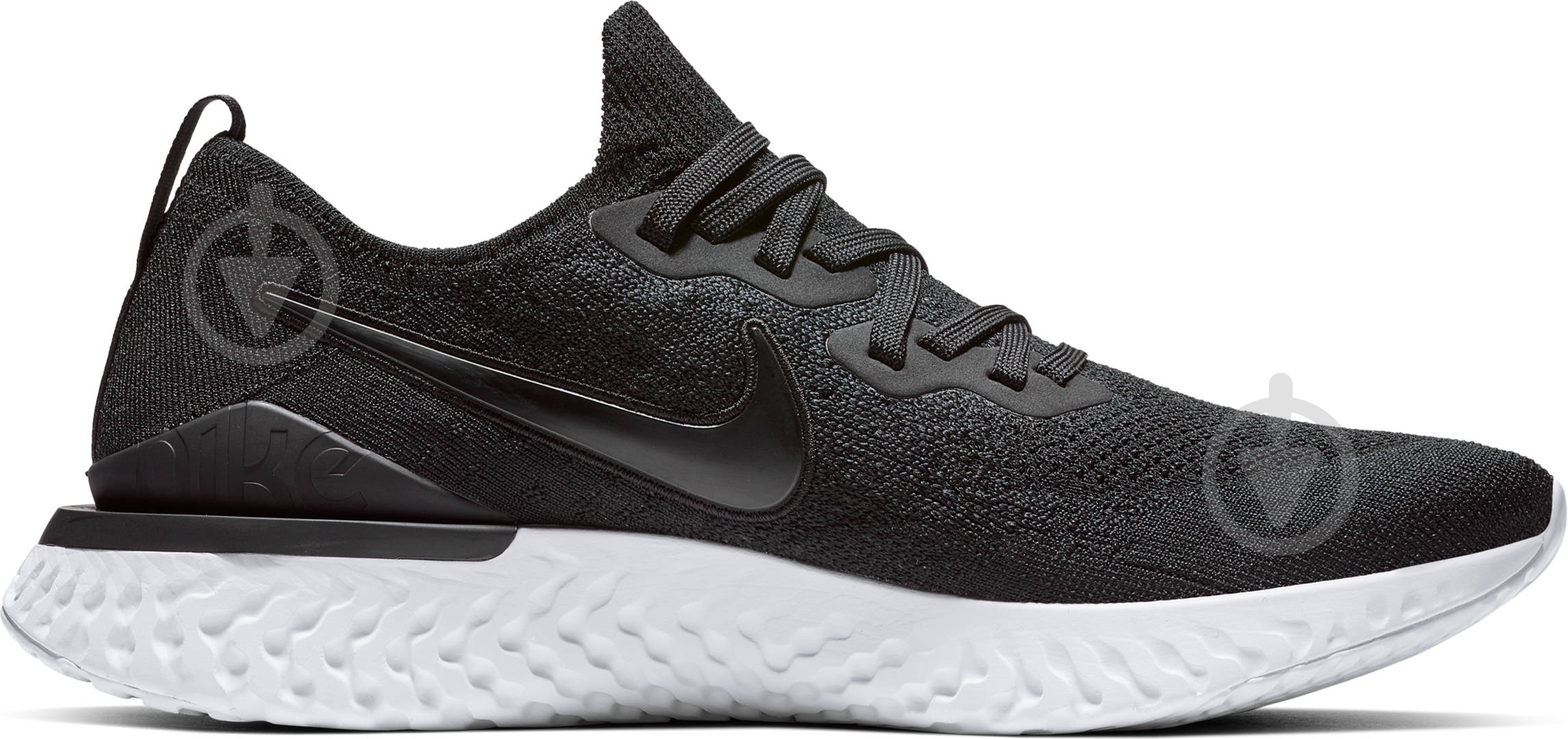 Кросівки чоловічі Nike EPIC REACT FLYKNIT 2 BQ8928-002 р.45,5 чорні - фото 2
