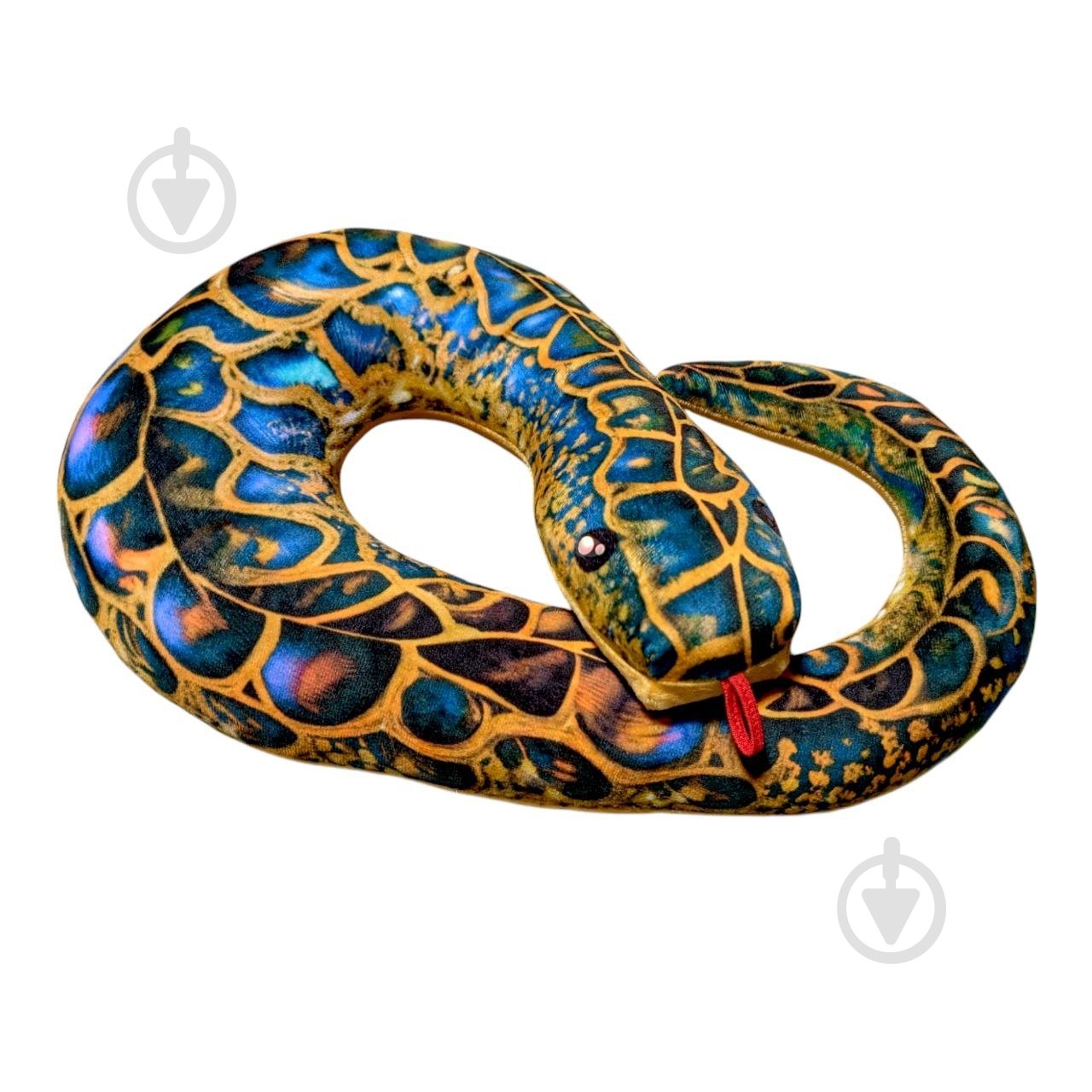 Подушка декоративна Змія 30x46 см синій Анна - фото 1 Подушка декоративна Змія 30x46 см синій Анна - фото 1