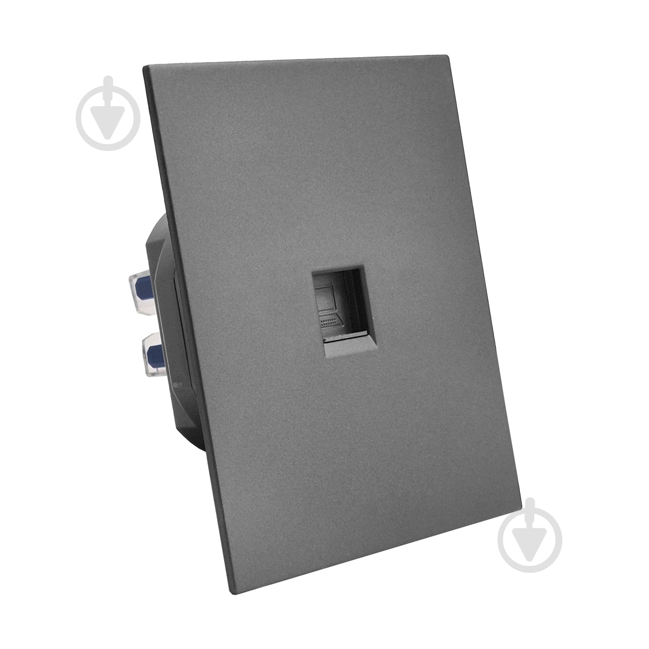 Розетка компьютерная HausMark INO IP20 серый PS-LAN-GP-Gray - фото 1