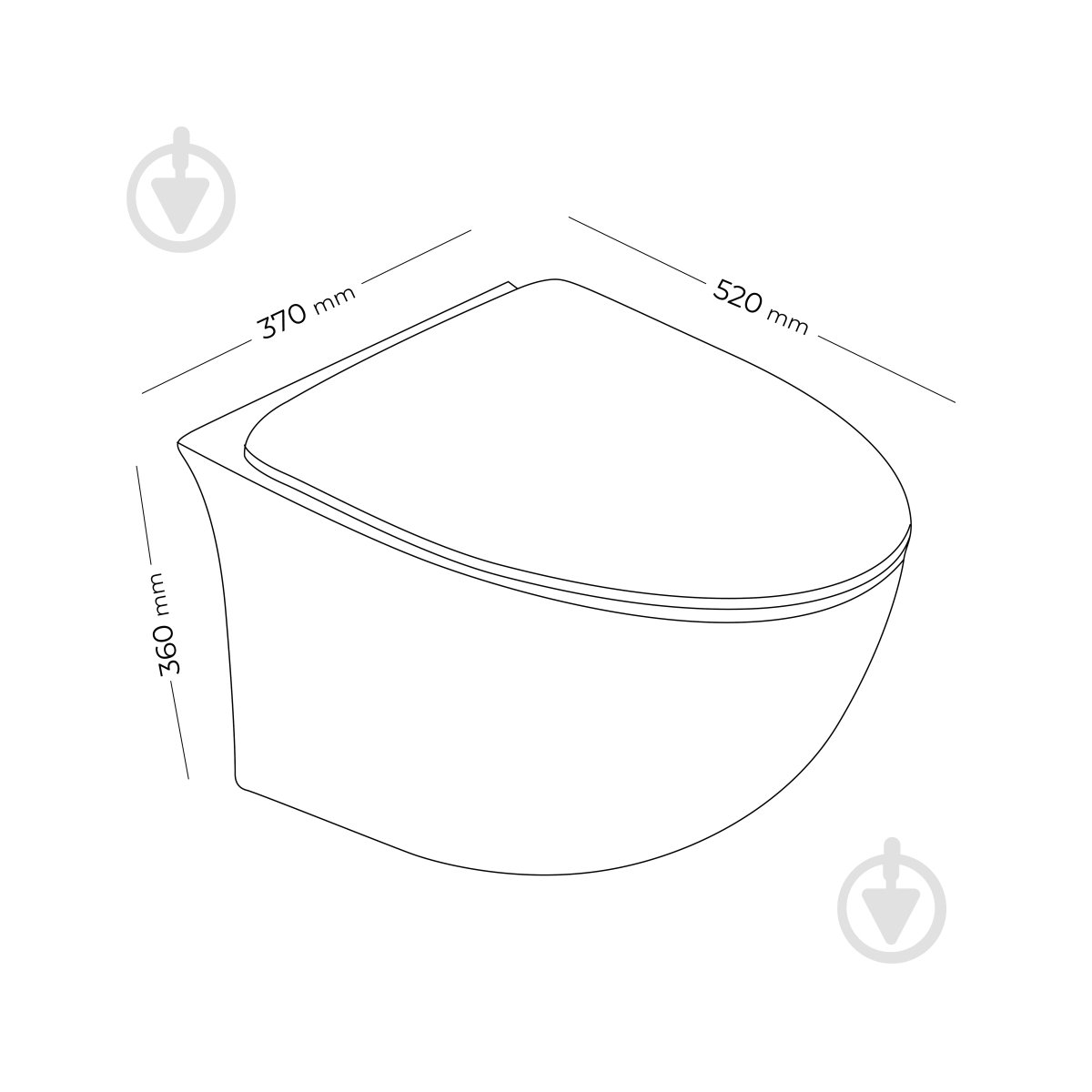 Комплект инсталляции Doosh DO-Set-02 White - фото 11