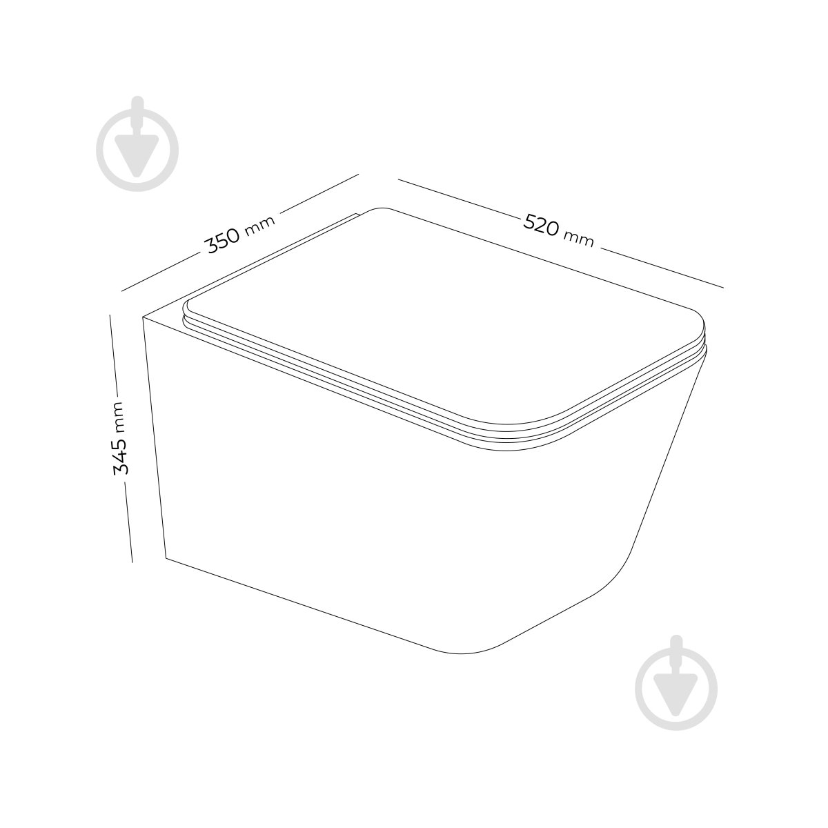 Комплект инсталляции Doosh DO-Set-03 White - фото 11