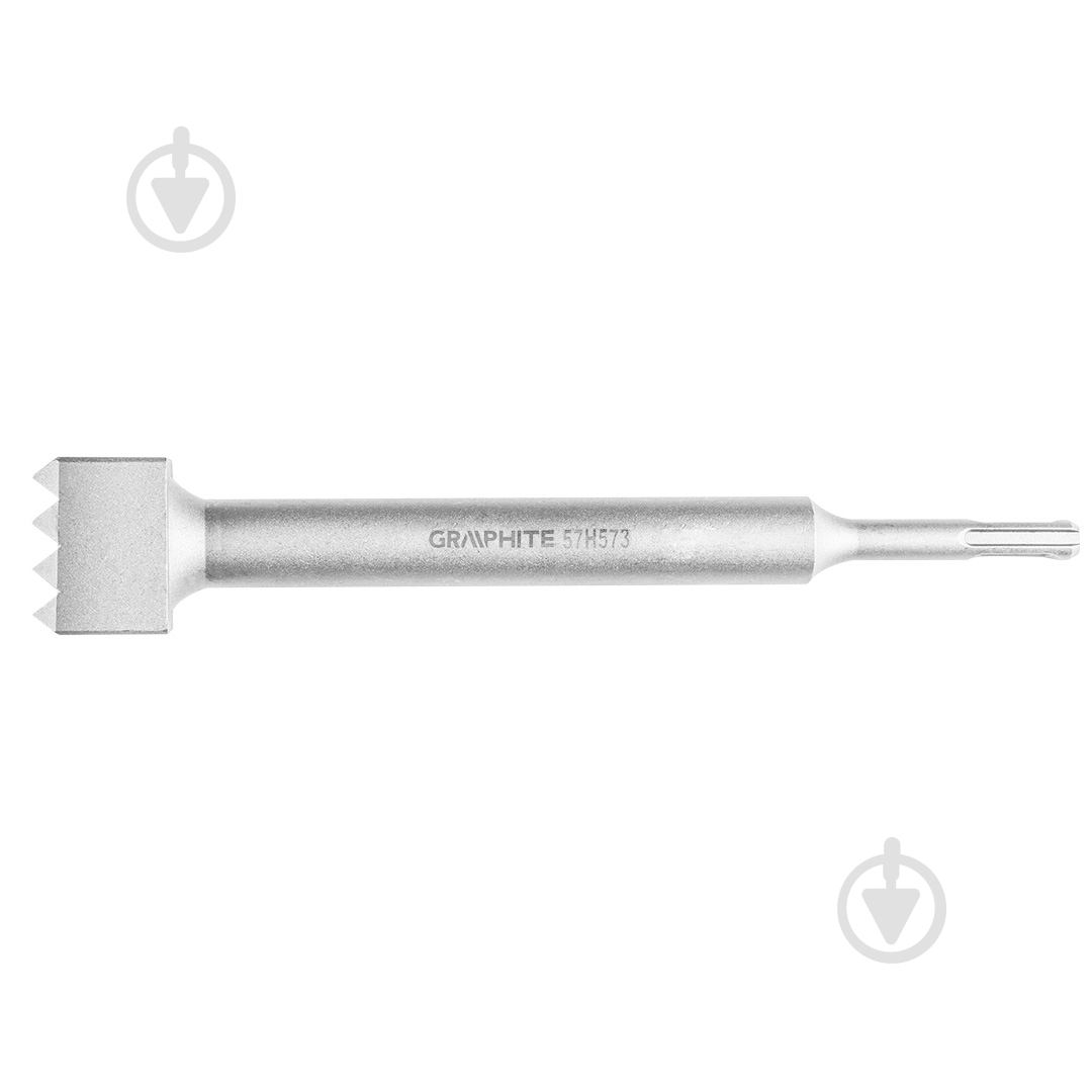 Зубило GRAPHITE SDS-plus 40 мм 305 мм 57H573 - фото 1