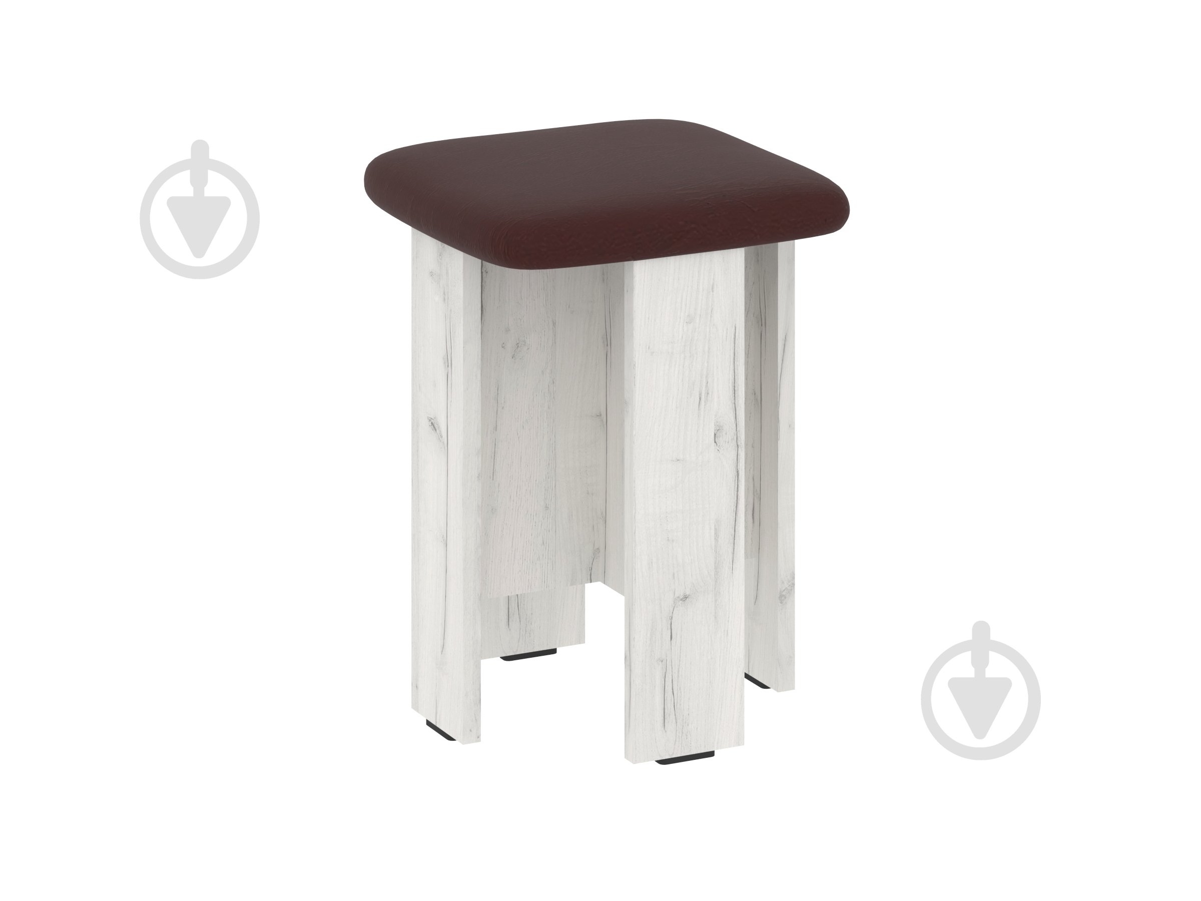 Табурет Пехотин Табурет-3 коричневый / - фото 1