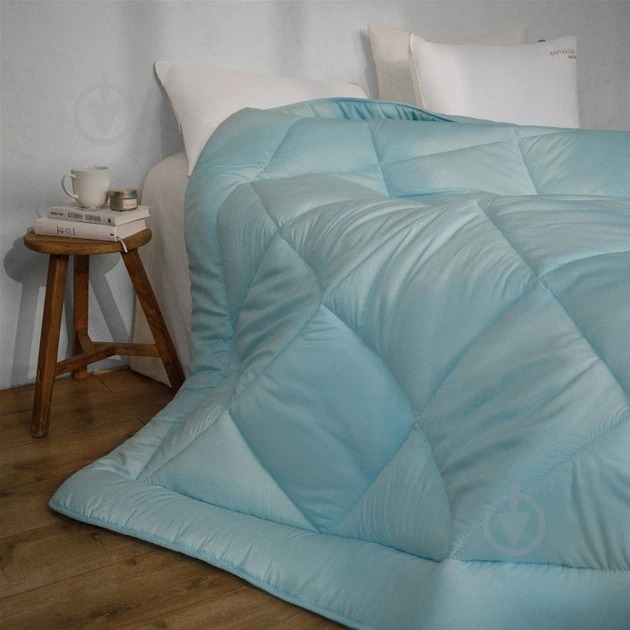 Ковдра антиалергенна EcoSilk №1631 Eco Light 172x205 см MirSon блакитний - фото 6