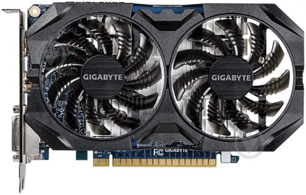 Видеокарта Gigabyte GeForce GTX 750 Ti WindForce 2X 4GB GDDR5 128bit (GV-N75TWF2OC-4GI) - фото 1