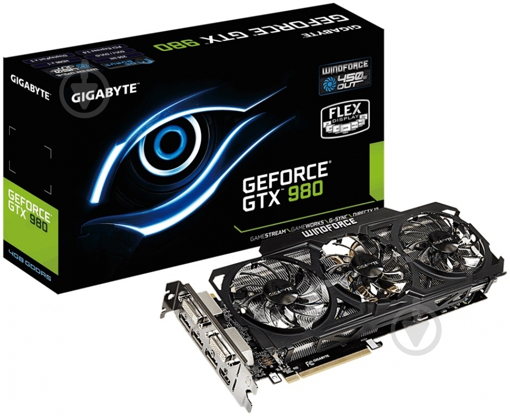 ᐉ Відеокарта Gigabyte GeForce GTX 980 WindForce 3X 4GB GDDR5