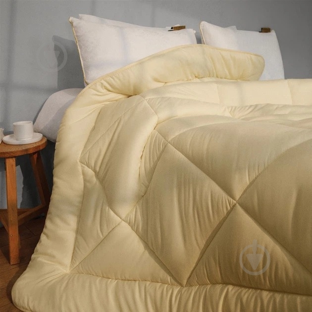 Одеяло антиалергенное EcoSilk №1632 Eco Light 155x215 см MirSon кремовый - фото 6