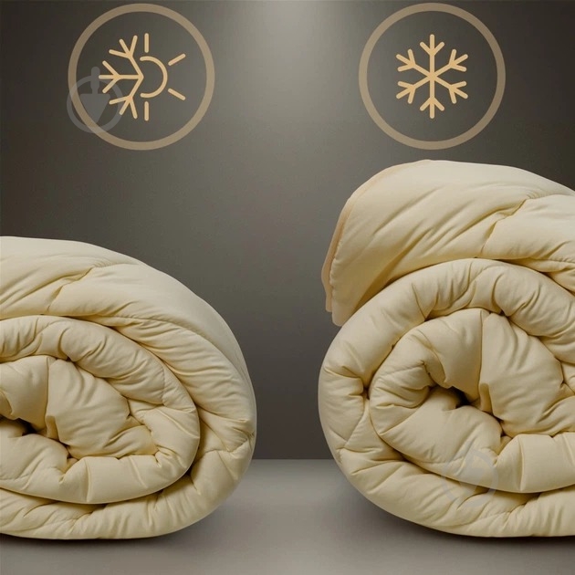 Одеяло антиалергенное EcoSilk №1632 Eco Light 155x215 см MirSon кремовый - фото 4